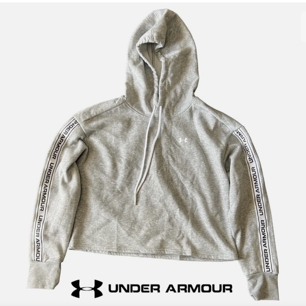 Gray Under Armour Crop Sweatshirt